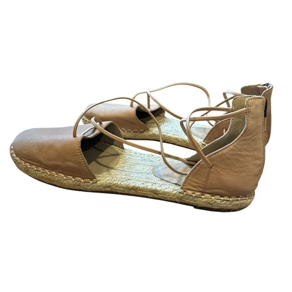 Revolve Eileen Fisher Lee Tumbled Nubuck Leather Espadrille NWOT